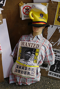 Posters at the Mongkok Umbrella Movement occupation site, Nathan Road, 24 November 2014