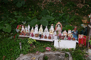 Religious figurines, Ma On Shan Country Park, 29 November 2014