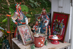 Religious figurines, Ma On Shan Country Park, 29 November 2014