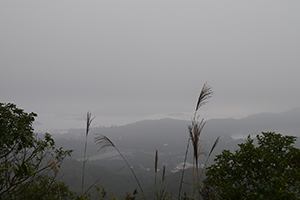 Misty view of Ma On Shan Country Park, 29 November 2014