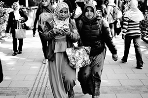 Domestic helpers in Victoria Park, Causeway Bay, 14 December 2014