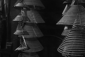 Incense coils, Tai Ping Shan, Hong Kong Island, 15 December 2014