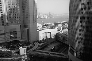 View of Central from a high floor of the Agricultural Bank of China Building, Connaught Road Central, Hong Kong Island, 16 December 2014