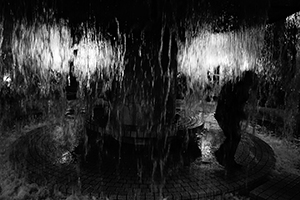 Water screen, Hong Kong Park, 24 December 2014