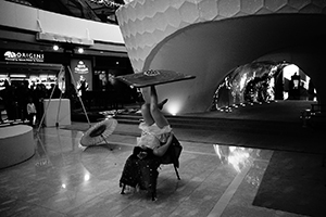 Performance in IFC mall, Central, 16 December 2014