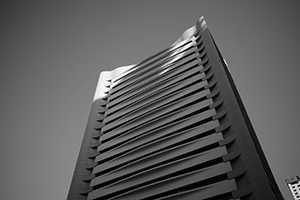 Light on the Hong Kong Club, Central, 20 December 2014