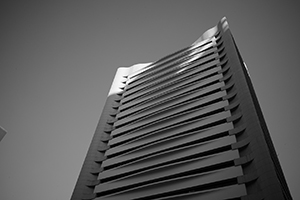 Light on the Hong Kong Club, Central, 20 December 2014