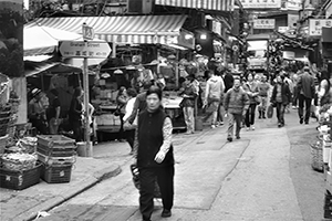 Street scene, Graham Street, Central, 24 December 2014