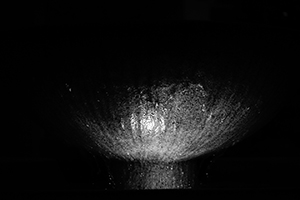 Illumination on a water fountain, Hong Kong Park, 24 December 2014