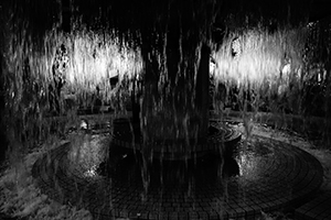 Water screen, Hong Kong Park, 24 December 2014