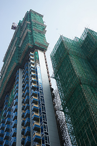 Building under construction, Kennedy Town, 28 December 2014
