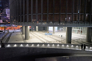 Entrance area of the Legislative Council Building, Admiralty, 31 December 2014