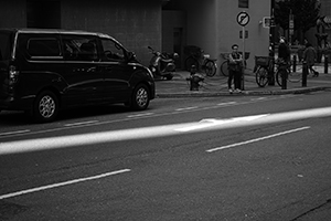 Light on Morrison Street, Sheung Wan, 1 January 2015