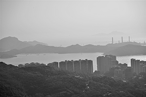 View of Lamma Island, 3 January 2015