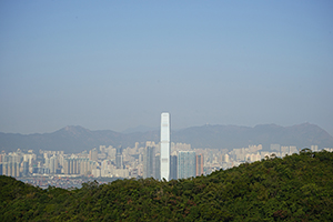 Kowloon skyline viewed from Hong Kong Island, 3 January 2015