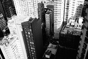 View of residential buildings from above, Sheung Wan, 4 January 2015