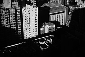 View of buildings in Shek Tong Tsui from Pokfulam, 6 January 2015