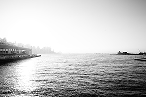 View of Victoria Harbour from Tsim Sha Tsui, 14 January 2015
