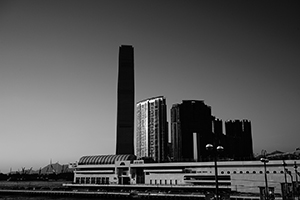 View of Pacific Club and the West Kowloon skyline, 14 January 2015