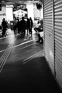 Waiting area inside the Star Ferry terminal, Tsim Sha Tsui, 14 January 2015
