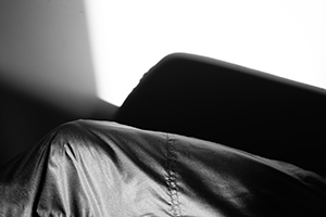 Sunlight and shadows in an apartment, Sheung Wan, 16 January 2015