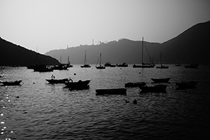 View from the path between Repulse Bay and Deep Water Bay, Hong Kong Island, 18 January 2015