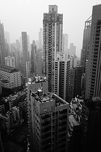 View towards Sai Ying Pun, Hong Kong Island, 21 January 2015