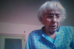 Skype call with my mother, Sheung Wan, 21 January 2015