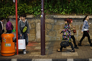 Street view, Haiphong Road, Tsim Sha Tsui, 22 January 2015