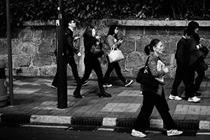 Street view, Haiphong Road, Tsim Sha Tsui, 22 January 2015