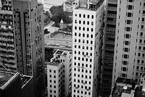 A glimpse of the Hong Kong Marathon route, Sheung Wan, 25 January 2015