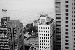 A glimpse of the Hong Kong Marathon route, Sheung Wan, 25 January 2015