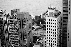 A glimpse of the Hong Kong Marathon route, Sheung Wan, 25 January 2015