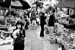 Graham Street Market, Central, 29 January 2015