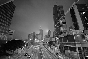 Admiralty at night, 25 February 2015