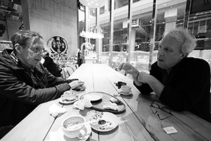 Dining in Sensory ZERO, Heung Yip Road, Wong Chuk Hang, 28 February 2015