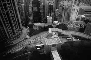 A view from the Run Run Shaw Tower, HKU, Pokfulam, 4 February 2015