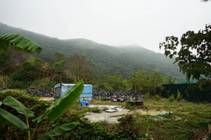 Vacant government land with bicycles, Ma On Shan Country Park, 15 February 2015