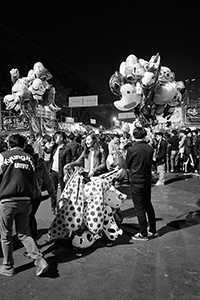 Balloons for sale at the Lunar New Year Fair, Victoria Park, Causeway Bay, 18 February 2015