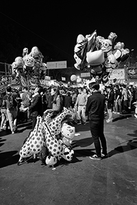 Balloons for sale at the Lunar New Year Fair, Victoria Park, Causeway Bay, 18 February 2015