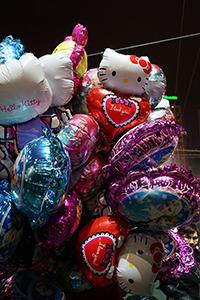 Balloons for sale at the Lunar New Year Fair, Victoria Park, Causeway Bay, 18 February 2015