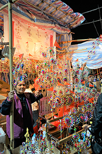 A booth at the Lunar New Year Fair, Victoria Park, Causeway Bay, 18 February 2015