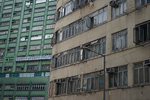 Buildings, Tai Kok Tsui, Kowloon, 21 February 2015