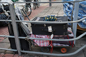 Street scene, Fuk Tsun Street, Tai Kok Tsui, 21 February 2015