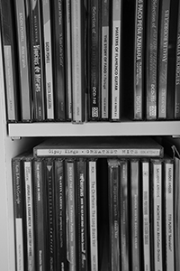 CD collection in an apartment, Sheung Wan, 25 March 2015