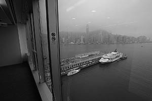 View from a window at The Gateway, Tsim Sha Tsui, 27 March 2015