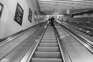 Inside Sai Ying Pun MTR station, Sai Ying Pun, 29 March 2015
