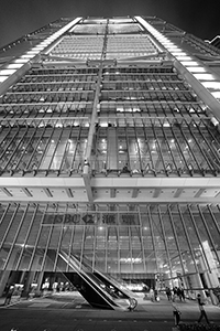 Hong Kong Bank Building at night, Des Voeux Road Central, Central, 31 March 2015