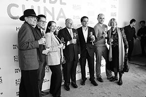 Guests at the K11 Art Foundation Pop-up Space opening, Sheung Wan, 11 March 2015