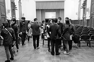 A memorial for Esther Cheung, Loke Yew Hall, Main Building, HKU, 13 March 2015